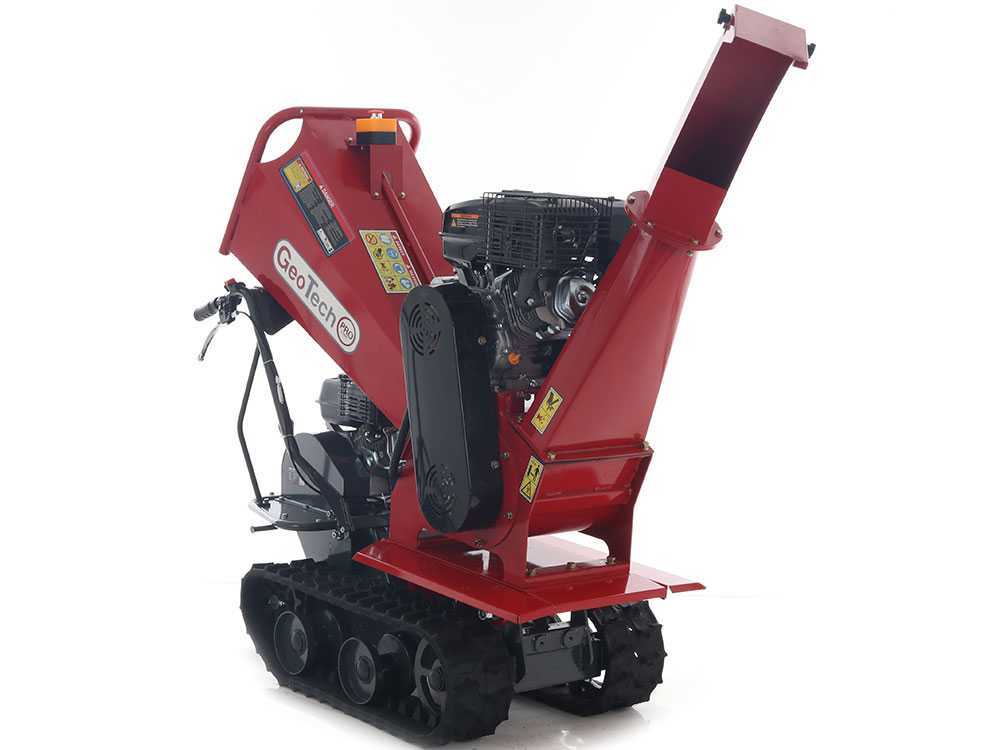 GeoTech Pro BMS155 LE benzine hakselaar, takken tot 90 mm, uitschuifbare bak, detail 5