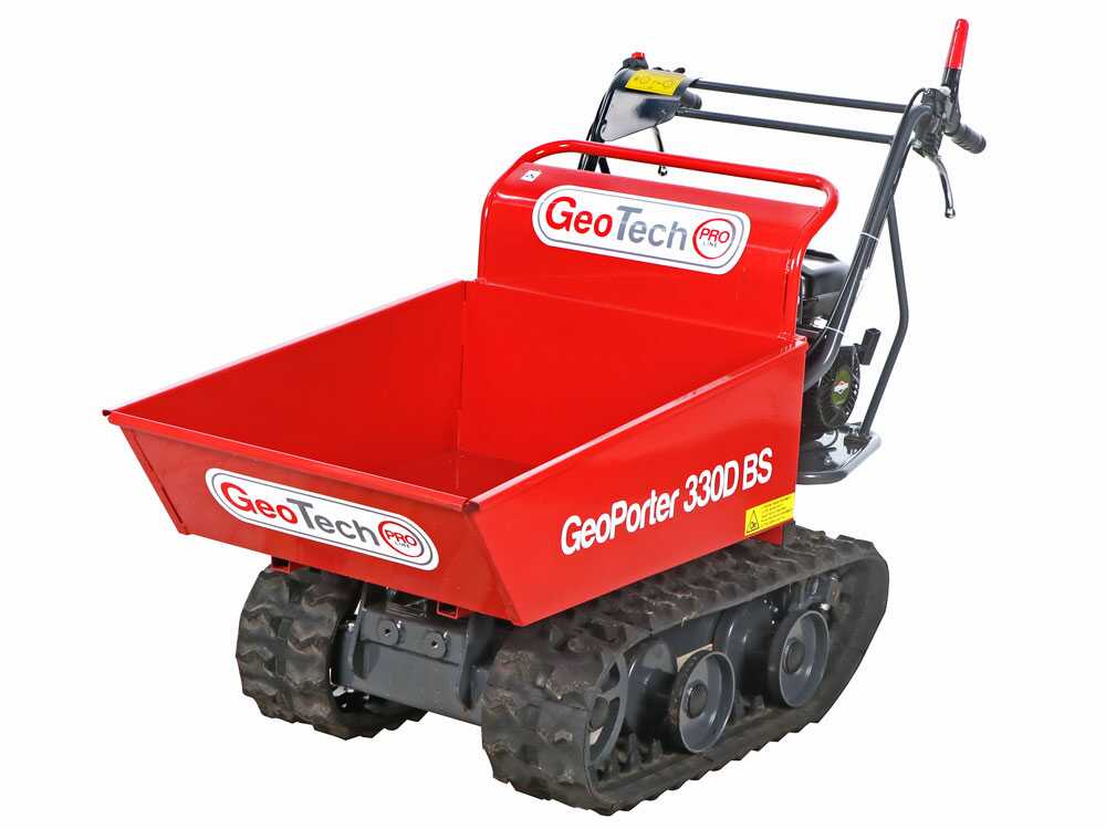Rupsdumper laadvermogen 300 kg GeoTech Pro GeoPorter 330D BS, detail 5