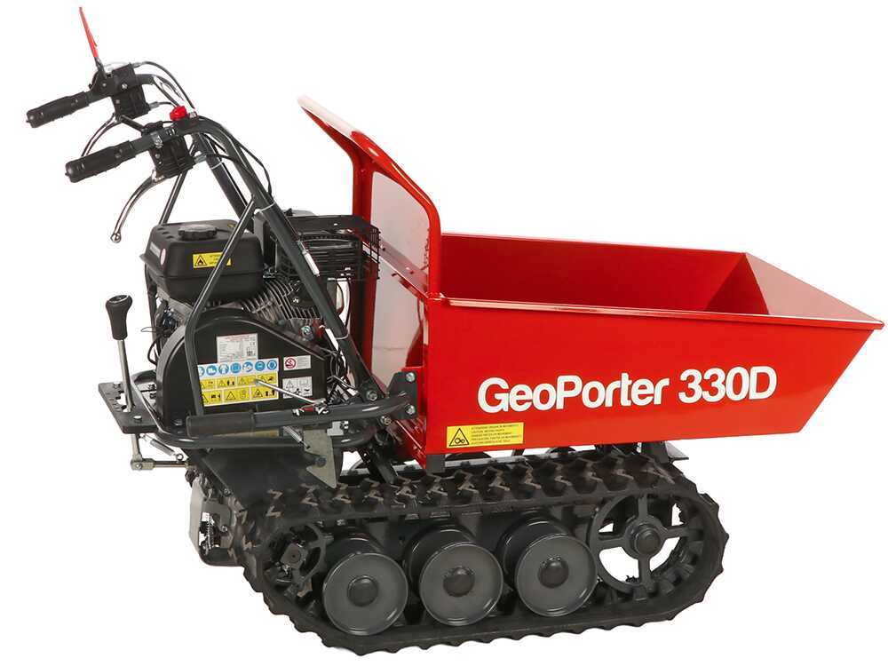 Rupsdumper laadvermogen 300 kg GeoTech Pro GeoPorter 330D (K612747), detail 4