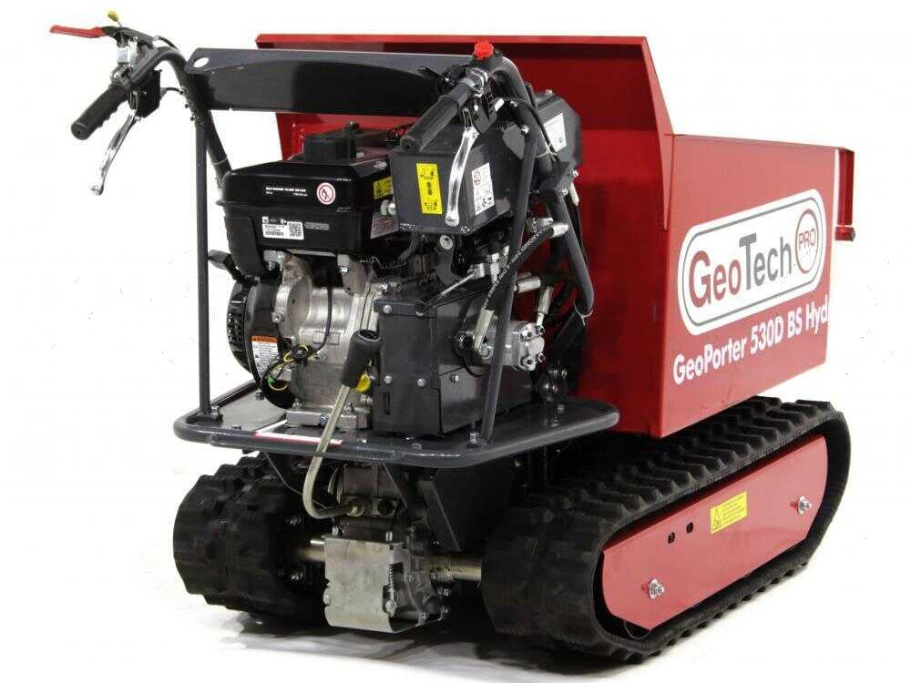 Rupsdumper laadvermogen 500 kg GeoTech Pro GeoPorter 530D BS Hydro, hydraulisch kiepen, detail 5
