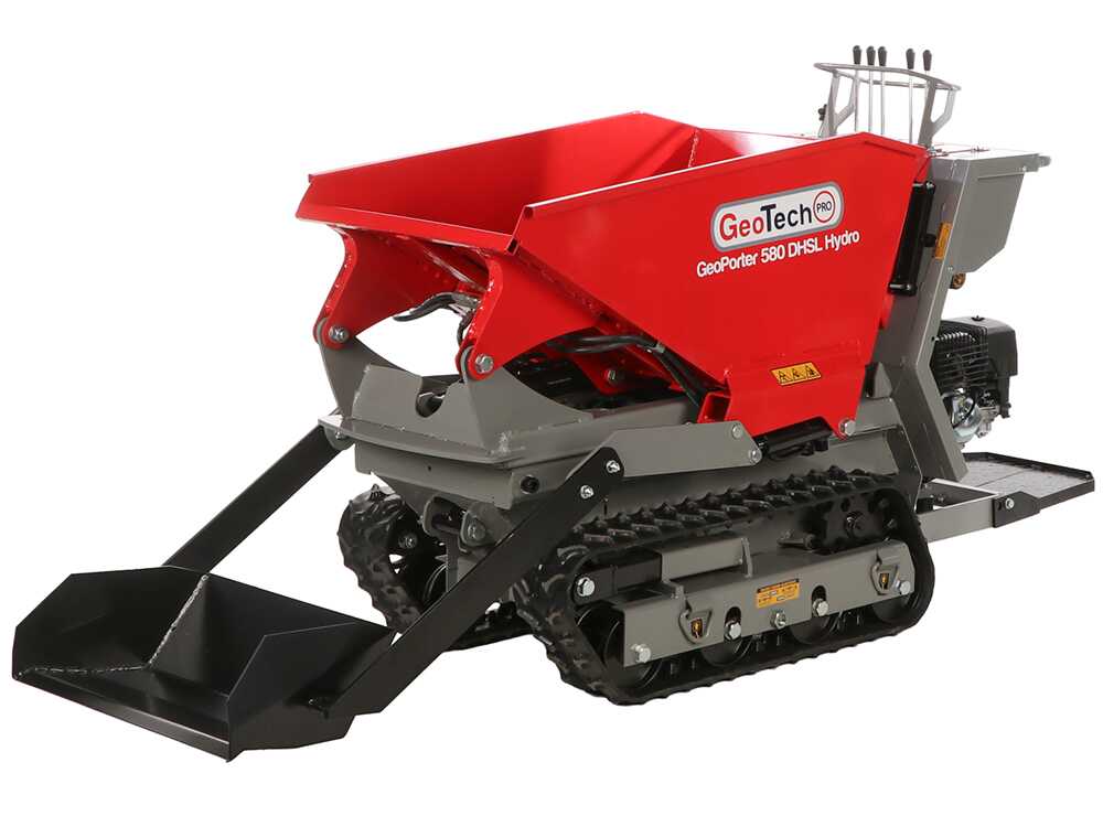 Motorkruiwagen laadvermogen 500 kg GeoTech Pro GeoPorter 580 DHSL Hydro, detail 4
