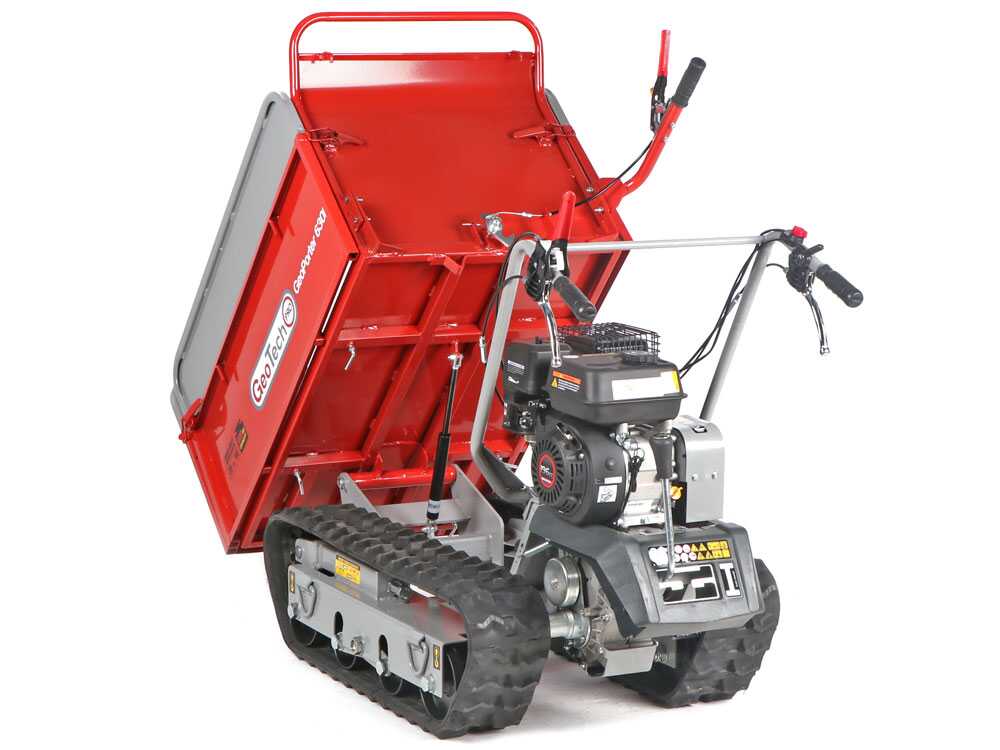 Motorkruiwagen laadvermogen 600 kg GeoTech Pro GeoPorter 630E, detail 4