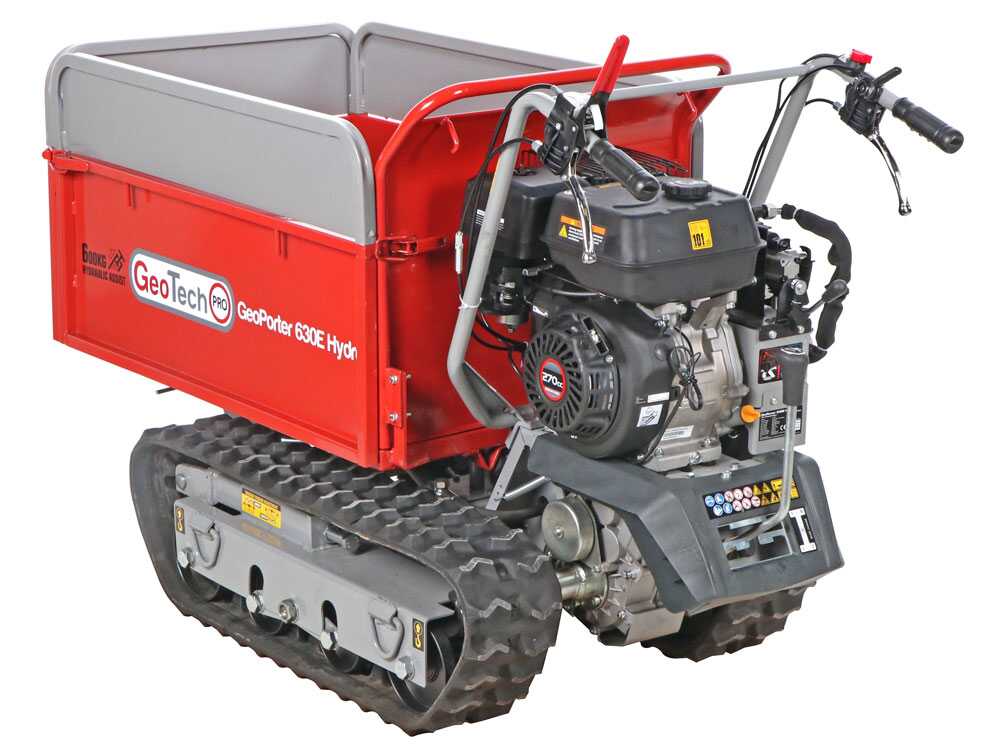 Rupsdumper laadvermogen 600 kg GeoTech Pro GeoPorter 630E Hydro, detail 5