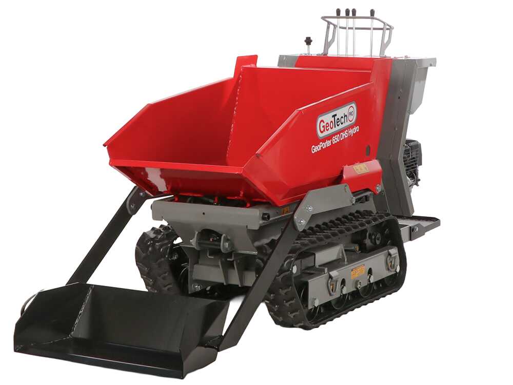Rupsdumper laadvermogen 650 kg GeoTech Pro GeoPorter 650 DHS Hydro, detail 4