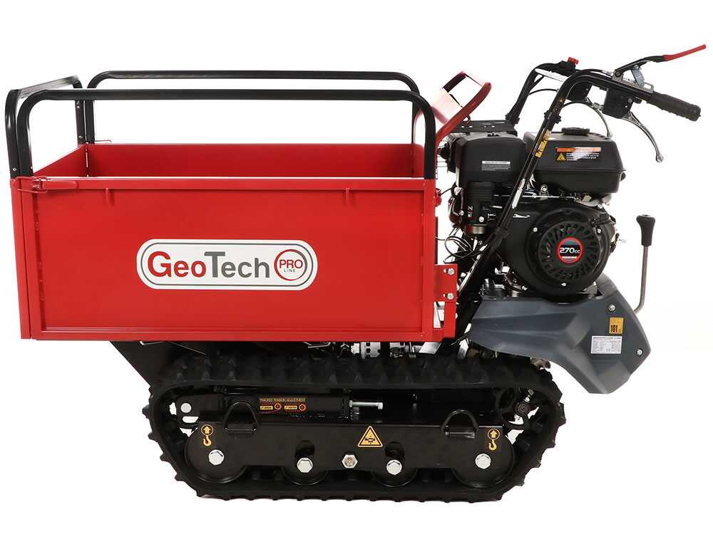 Rupsdumper laadvermogen 500 kg GeoTech Pro GeoPorter H-540E Hydro, detail 5