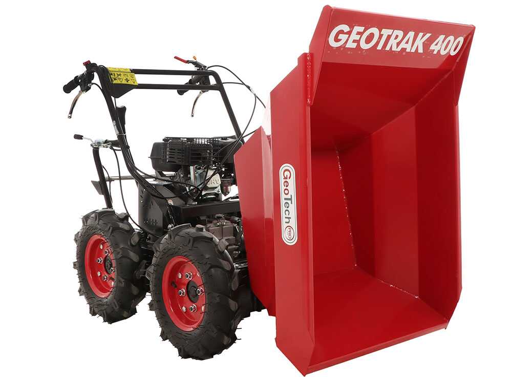 Motorkruiwagen laadvermogen 400 kg GeoTech Pro GEOTRAK 400, 4x4, detail 4