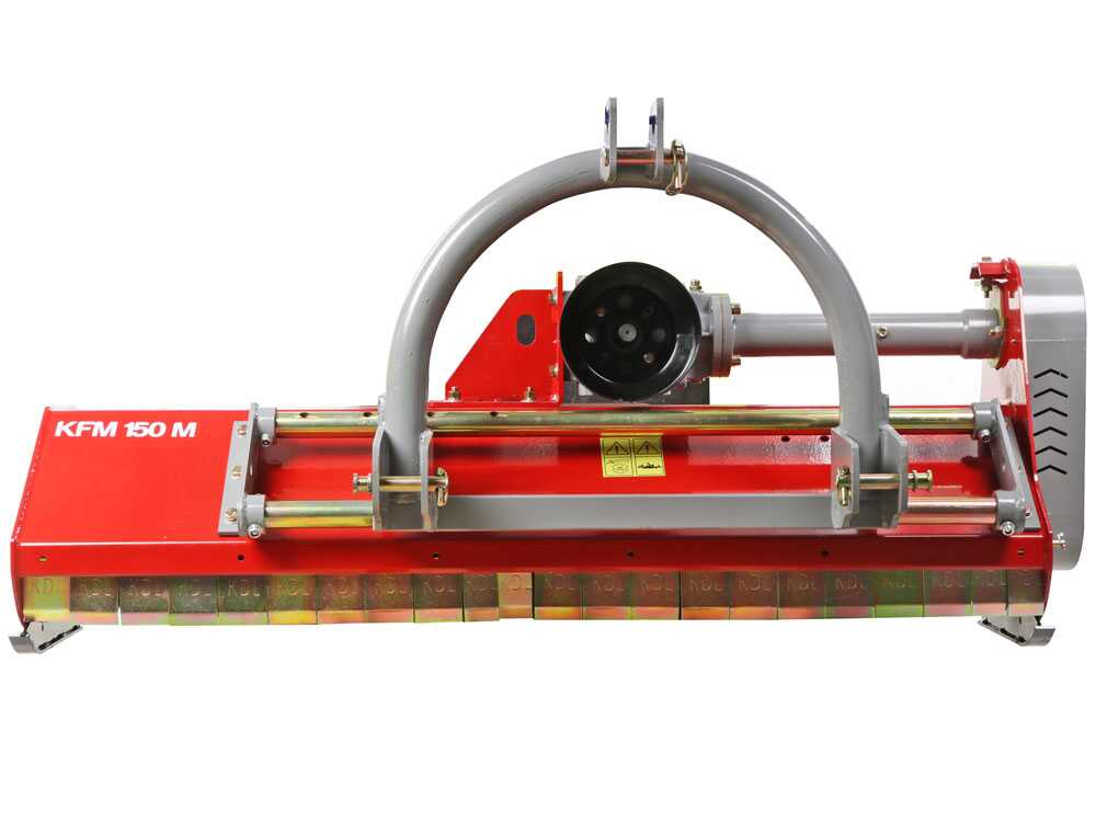 GeoTech Pro KFM 150M klepelmaaier 145 cm, handmatig verschuifbaar, detail 5