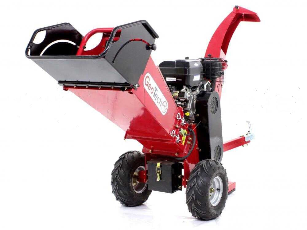 GeoTech Pro PCS 155 BSE benzine hakselaar, takken tot 90 mm, elektrische start, detail 5