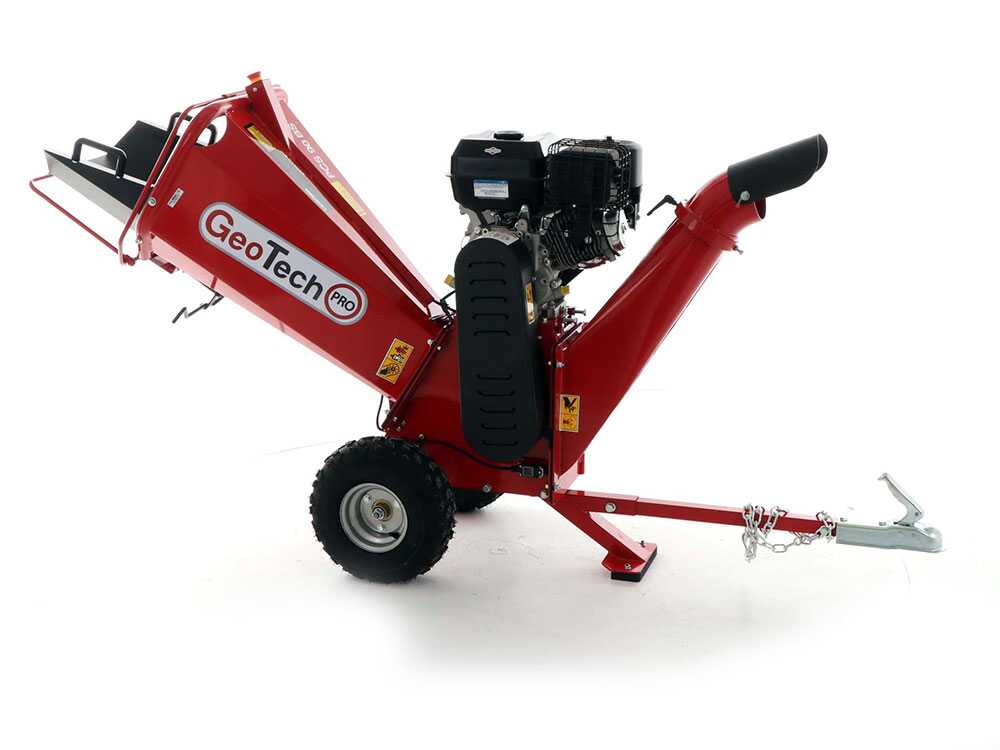 GeoTech Pro PCS 90 BS benzine hakselaar, takken tot 75 mm, detail 4