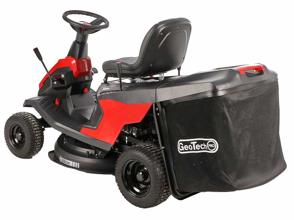 GeoTech Pro RM 75-660 CSM zitmaaier met opvangbak 66 cm, versnellingsbak, detail 4
