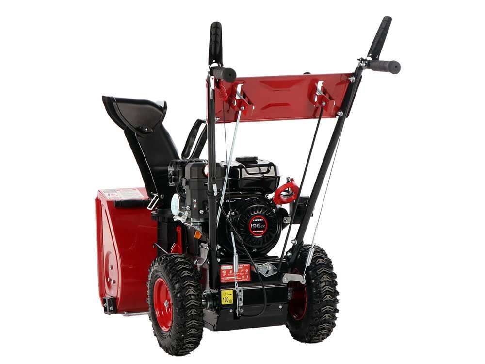 Benzine sneeuwschuif GeoTech SS 680 WEL EVO, motor Loncin H200, elektrische start, detail 4