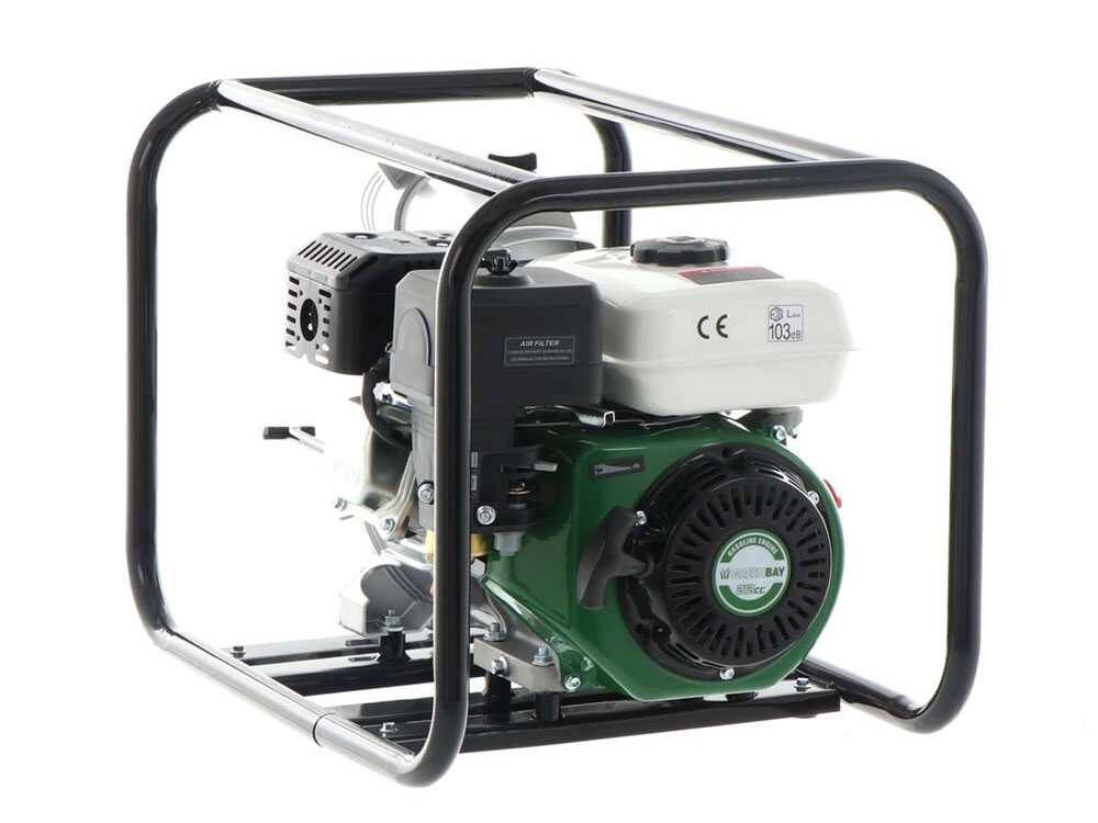 GreenBay GB-TWP 80 benzine motorpomp voor vuil water, aansluiting 80 mm, detail 4