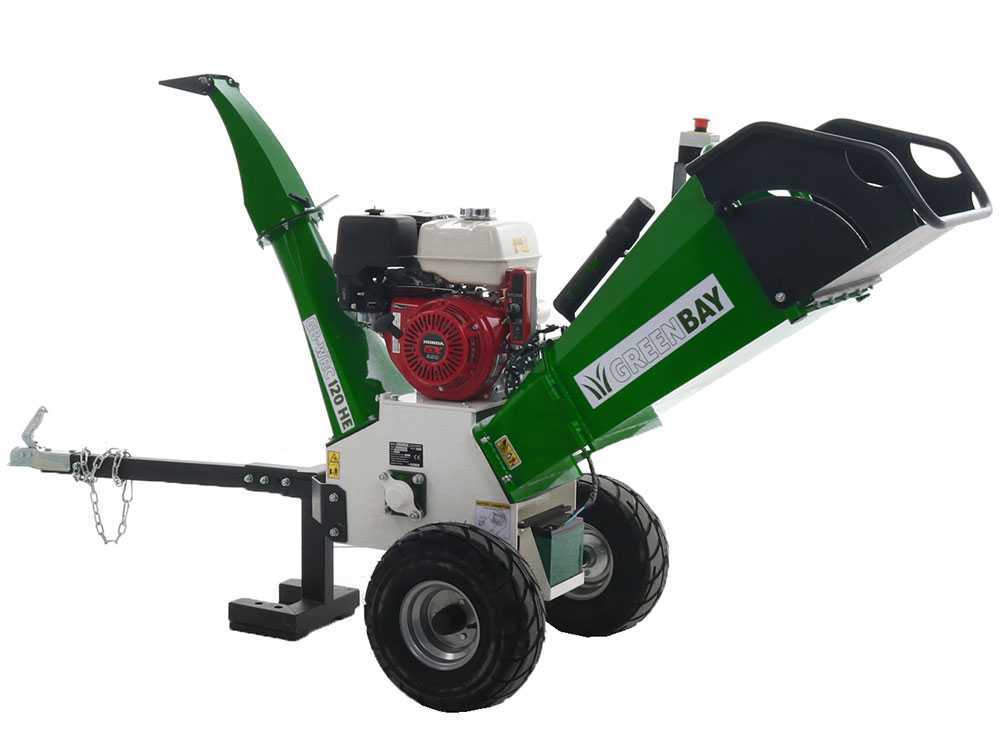 GreenBay GB-WRC 120 HE benzine hakselaar, takken tot 90 mm, detail 4