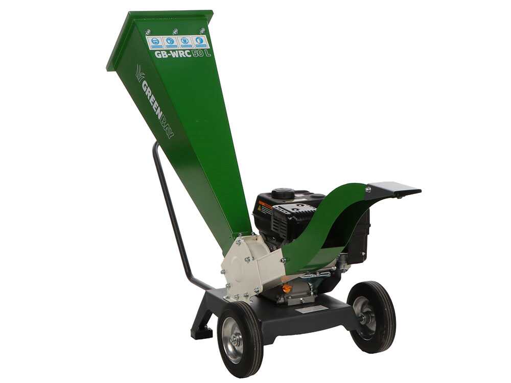 GreenBay GB-WRC 50 L benzine hakselaar, takken tot 50 mm, detail 4