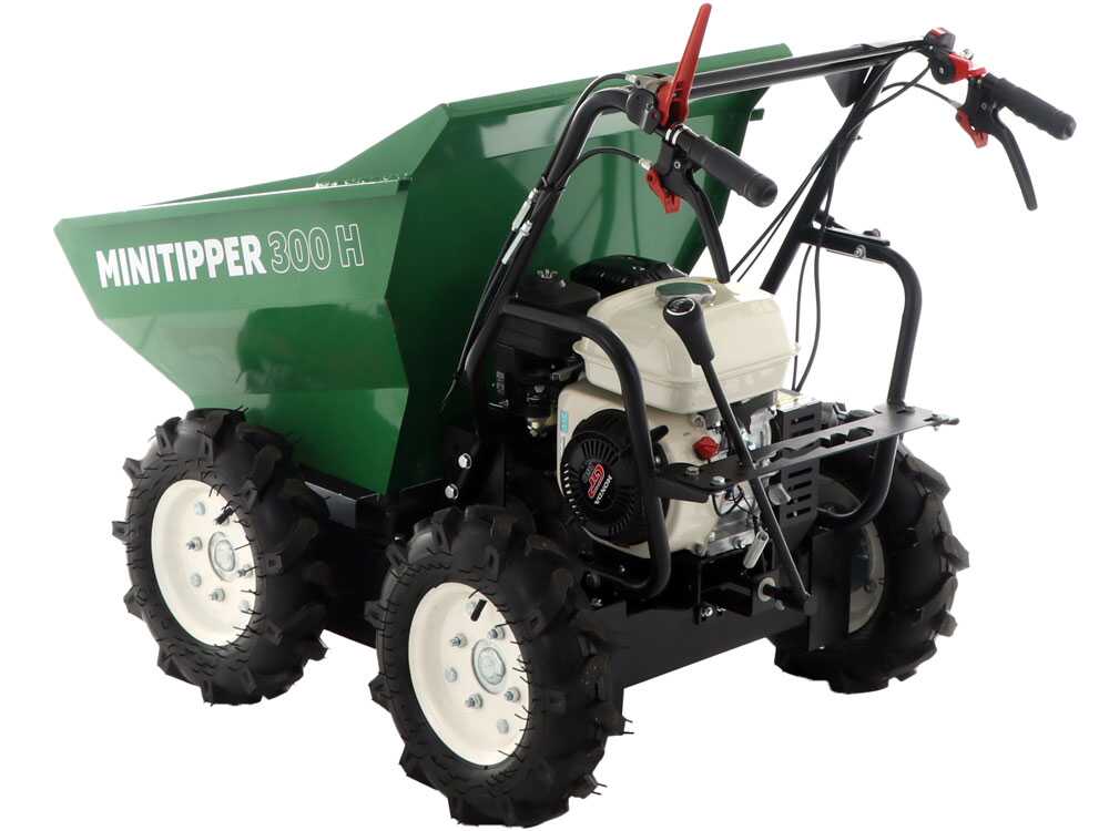 Motorkruiwagen laadvermogen 300 kg GreenBay MiniTipper 300 H, motor Honda GP160, 4x4, detail 4