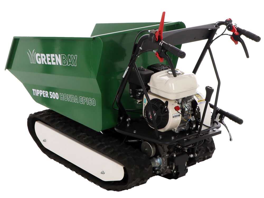 Rupsdumper laadvermogen 500 kg GreenBay Tipper 500, motor Honda GP160, detail 5