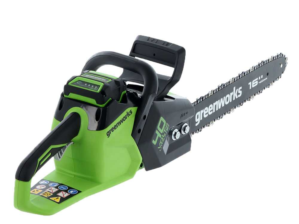 Greenworks GD40CS18 accu kettingzaag, zwaard 40 cm, 40 V 4 Ah, detail 4