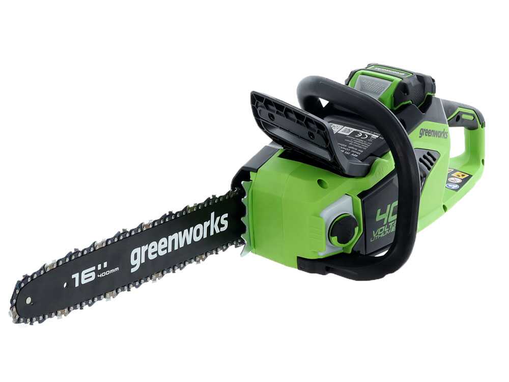 Greenworks GD40CS18 accu kettingzaag, zwaard 40 cm, 40 V zonder accu, detail 4