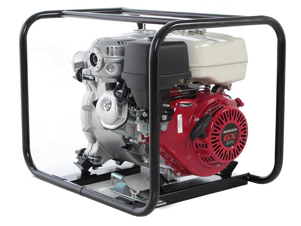 Honda WT30 benzine motorpomp voor vuil water, aansluiting 80 mm, detail 5