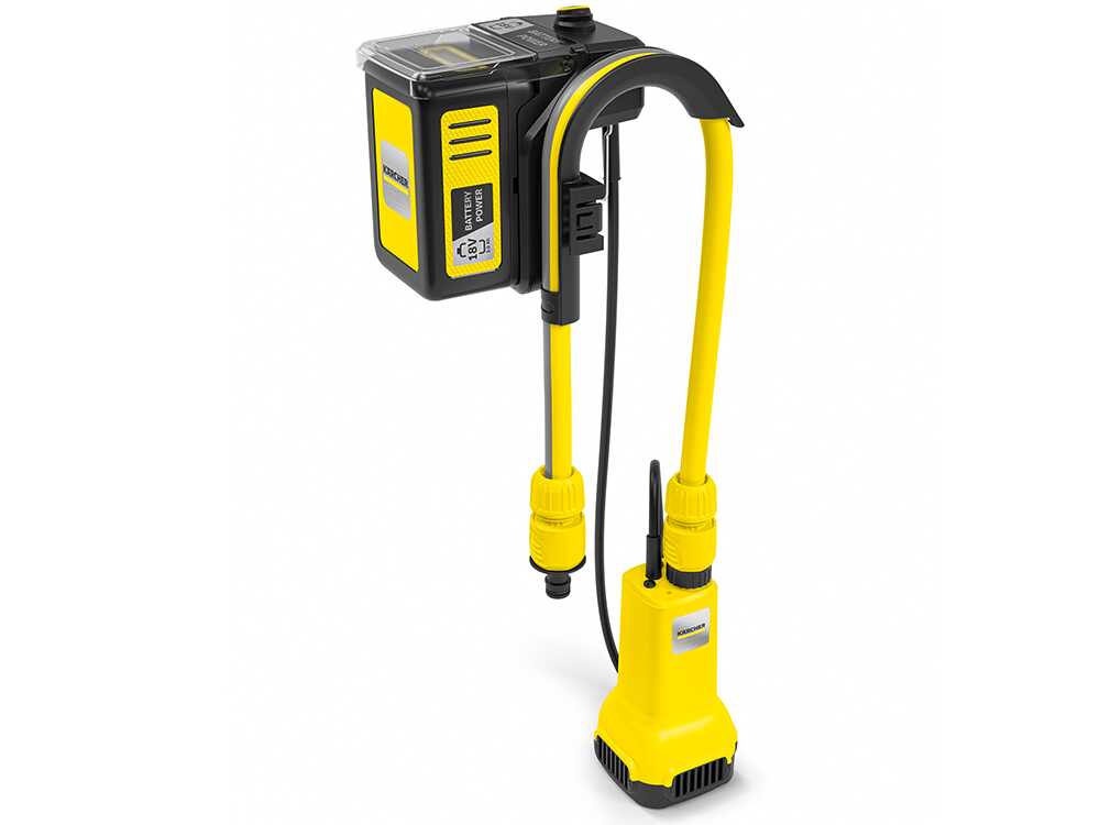Kärcher BP 2.000-18 Barrel dompelpomp voor schoon water, 18 V 2,5 Ah, detail 4