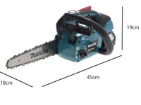 Makita DUC254CZ accu kettingzaag, zwaard 25 cm, zonder accu, detail 5