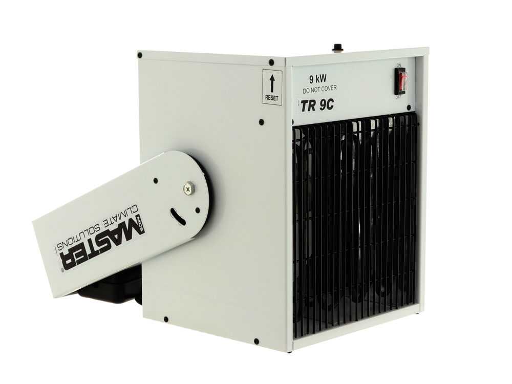 Master TR 9D elektrische heteluchtkanon 9 kW, 400 V, met afstandsbediening, detail 5