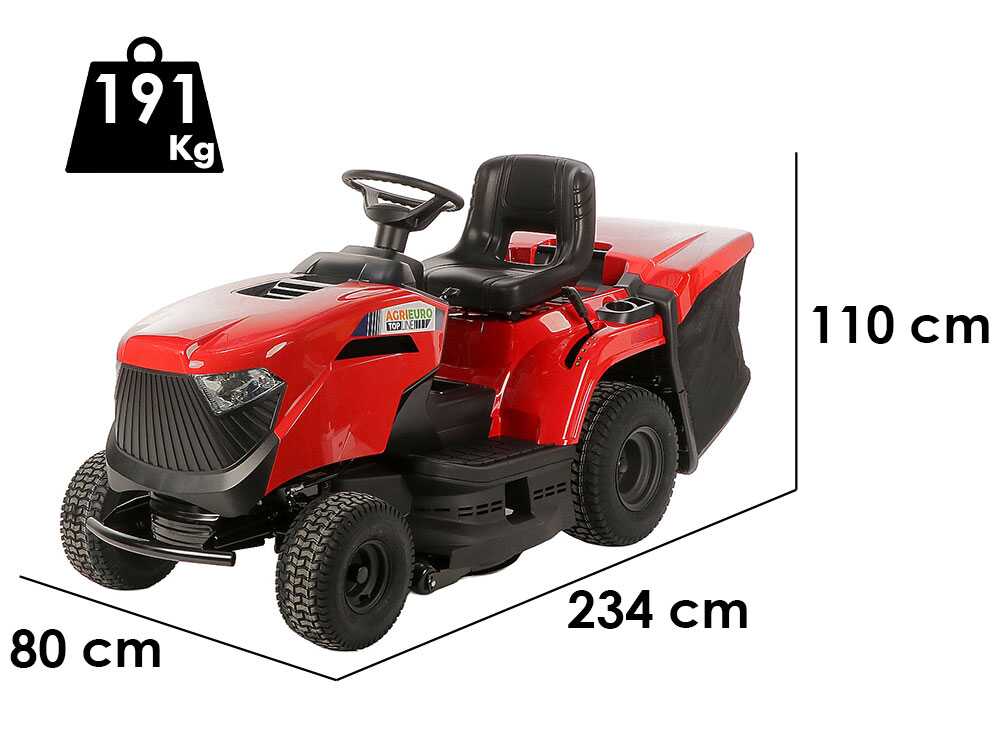 AgriEuro TOP-LINE MPNS 84 H gazontractor met opvangbak 84 cm, hydrostaat, detail 4