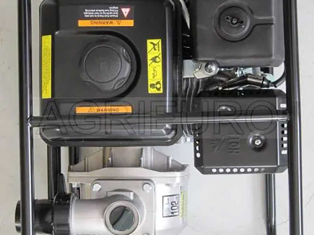 Oriental Koshin SEV-50X benzine motorpomp, detail 5