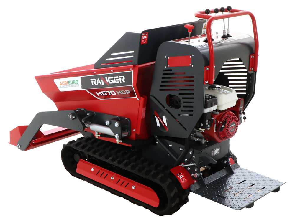 Rupsdumper laadvermogen 500 kg AgriEuro Premium Ranger H570 HDP-E, motor Honda GX200, detail 5