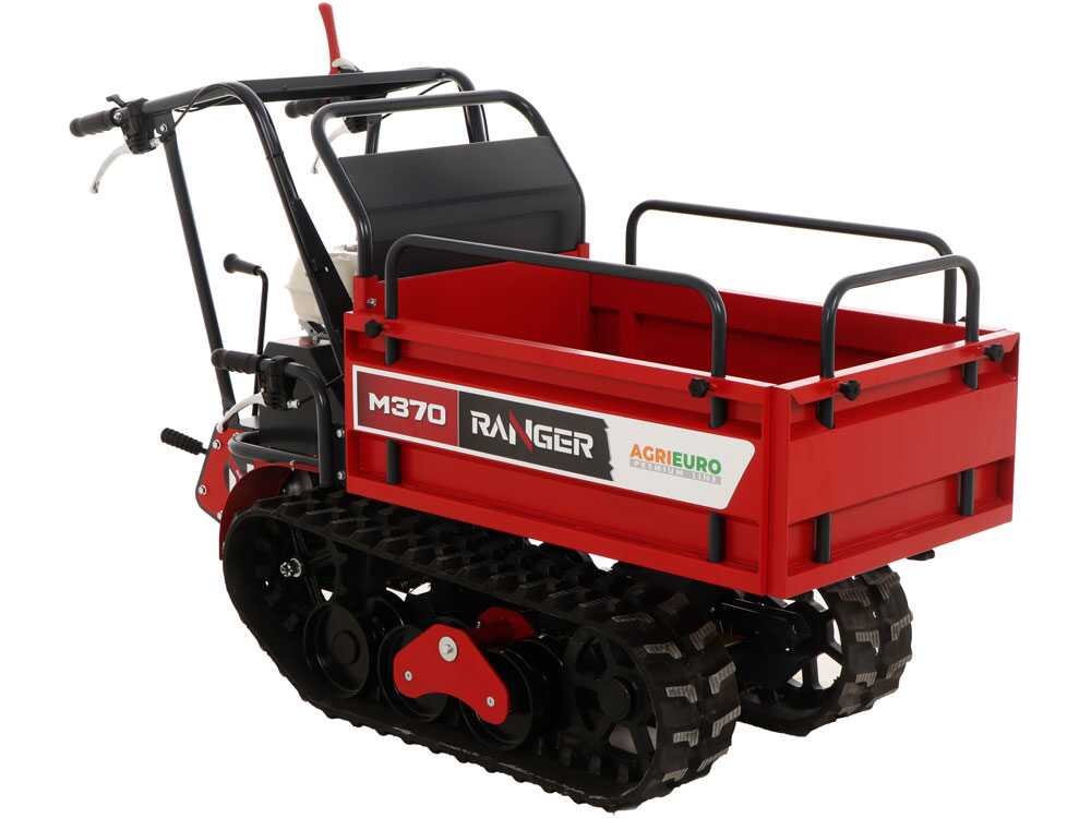 Rupsdumper laadvermogen 350 kg AgriEuro Premium Ranger M370 Extendable, motor Honda GX160, detail 5