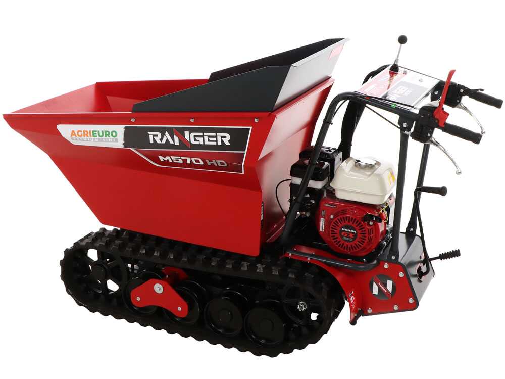 Rupsdumper laadvermogen 500 kg AgriEuro Premium Ranger M570 HD, motor Honda GX200, detail 5