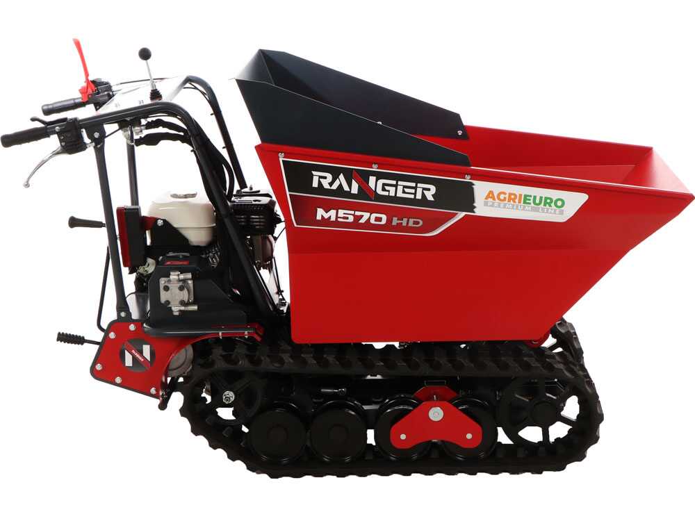 Rupsdumper laadvermogen 500 kg AgriEuro Premium Ranger M570 HD-E, motor Honda GX200, detail 5