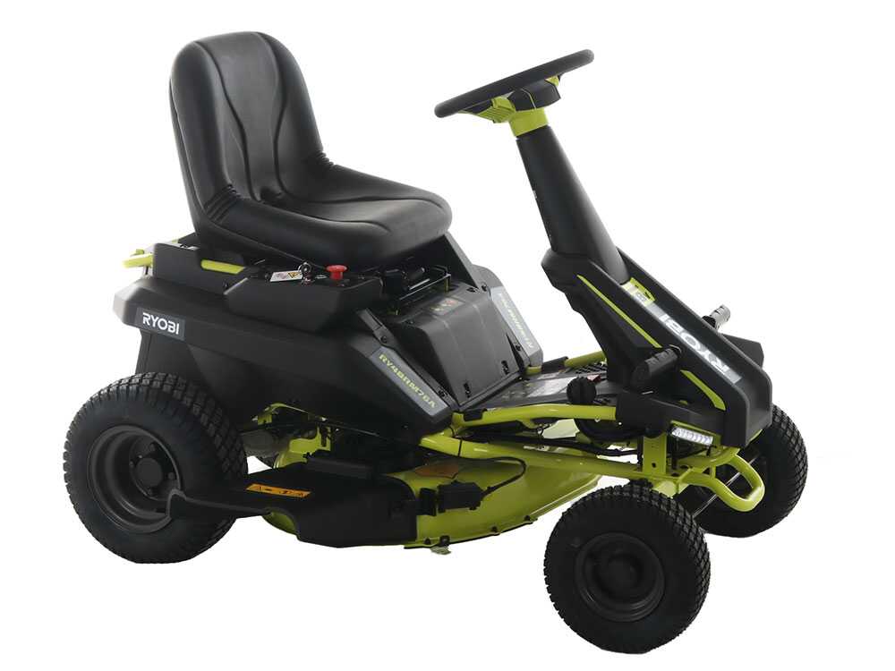 Ryobi RY48RM76A accu-zitmaaier met zijuitworp 76 cm, automaat, detail 4