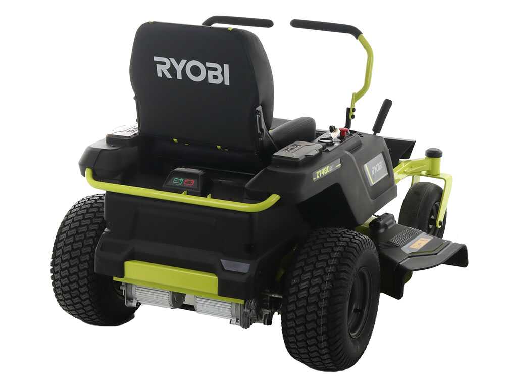 Ryobi ZTR480ex accu-zero-turn zitmaaier 107 cm, automaat, detail 4