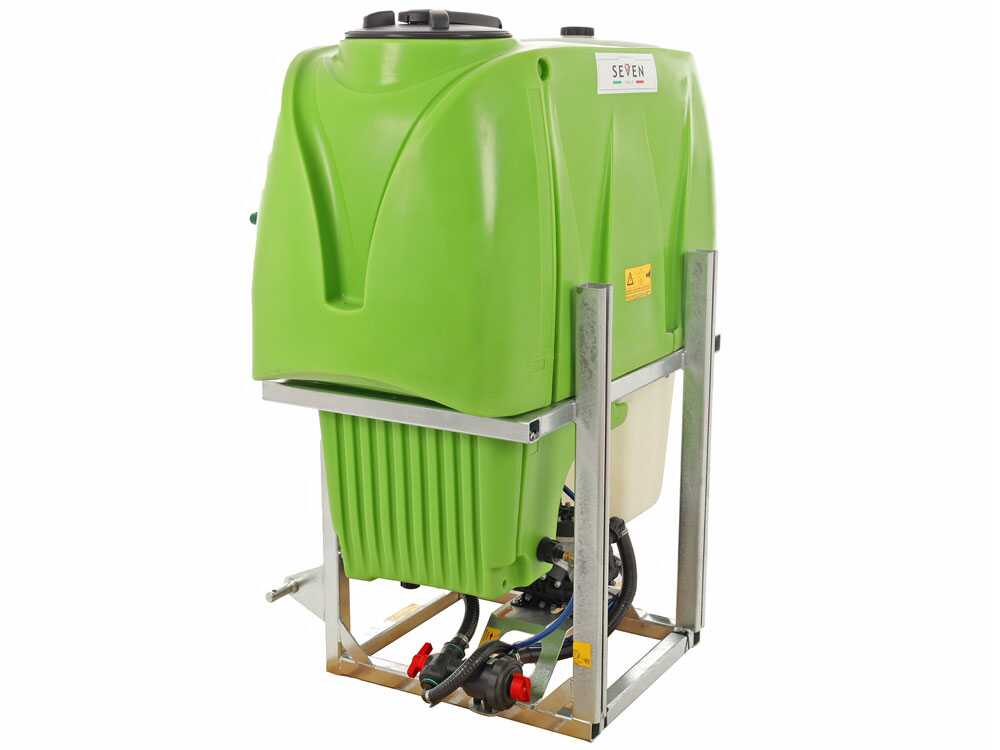 Seven Italy onkruidspuit, 600 liter, pomp Comet BP 75, detail 5