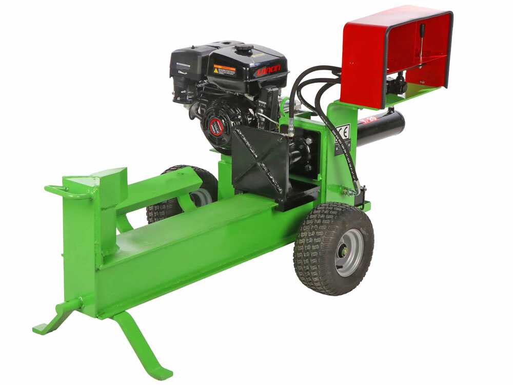 Seven Italy T-20 benzine houtklover, 20 ton, horizontaal, detail 4
