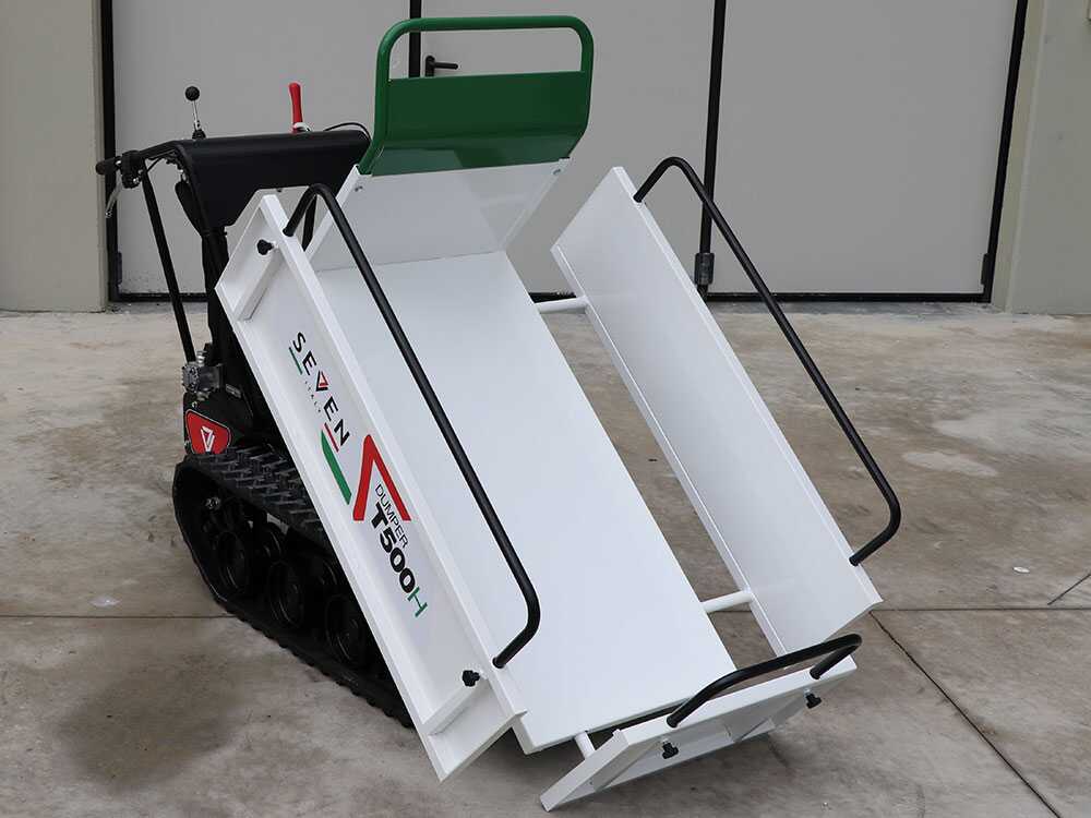 Rupsdumper laadvermogen 500 kg Seven Italy T500H GX, detail 5