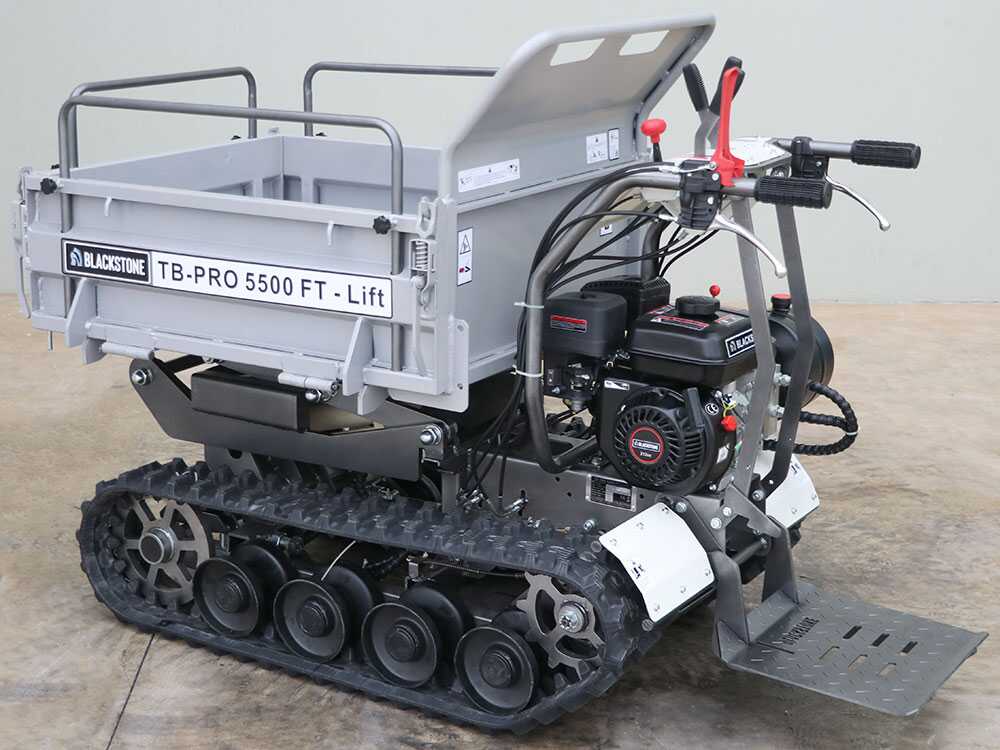 Rupsdumper laadvermogen 500 kg BlackStone TB-PRO 5500 FT, detail 5