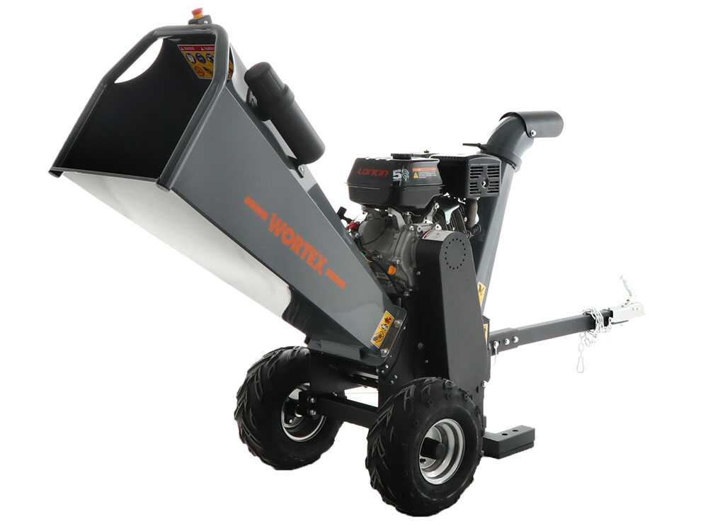 Wortex Drake D420/120L benzine hakselaar, takken tot 90 mm, detail 4