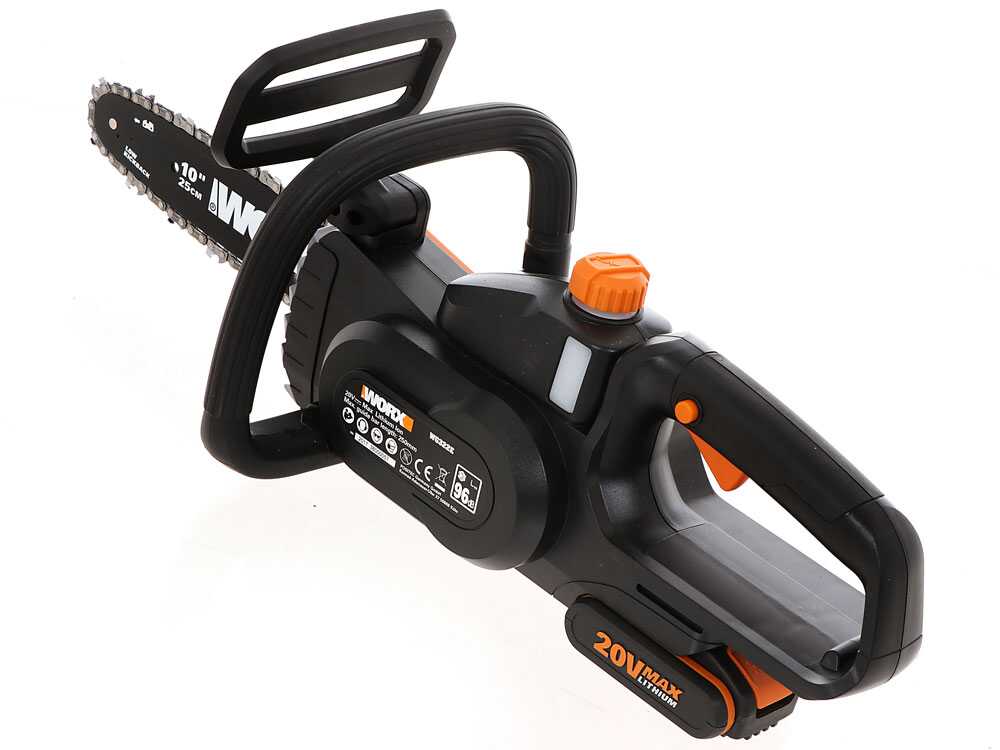 Worx WG322E.9 accu kettingzaag, zwaard 25 cm, 20 V zonder accu, detail 5