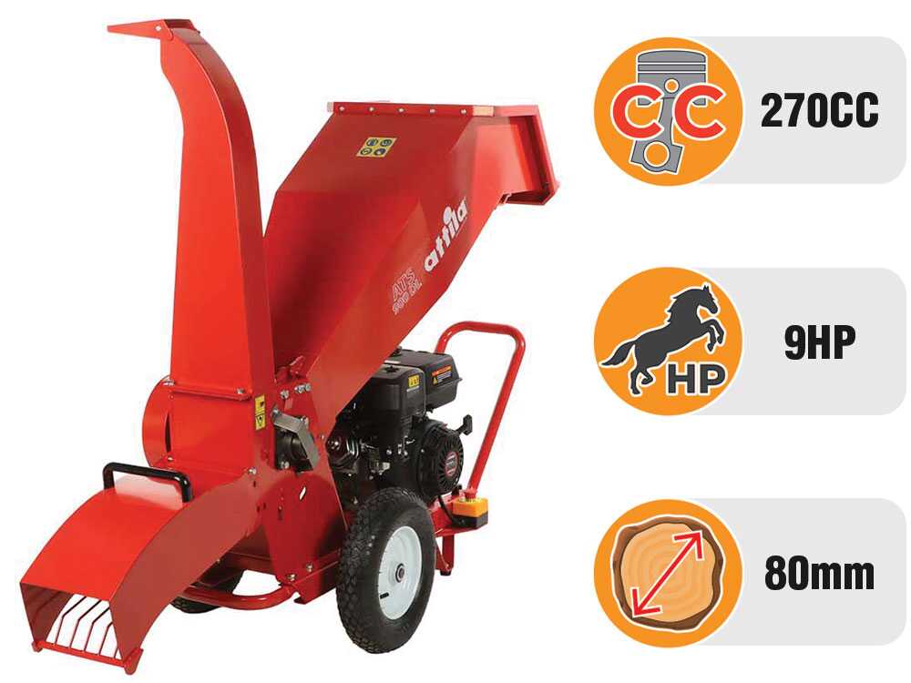 Attila ATS 900 DL benzine hakselaar, takken tot 80 mm, detail 5