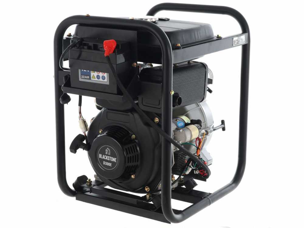 BlackStone BD-T 8000ES diesel motorpomp voor vuil water, aansluiting 80 mm, detail 5