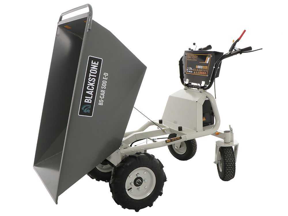 Accu motorkruiwagen laadvermogen 500 kg BlackStone BS-CAR 500 E-D, 48 V 25 Ah, detail 5