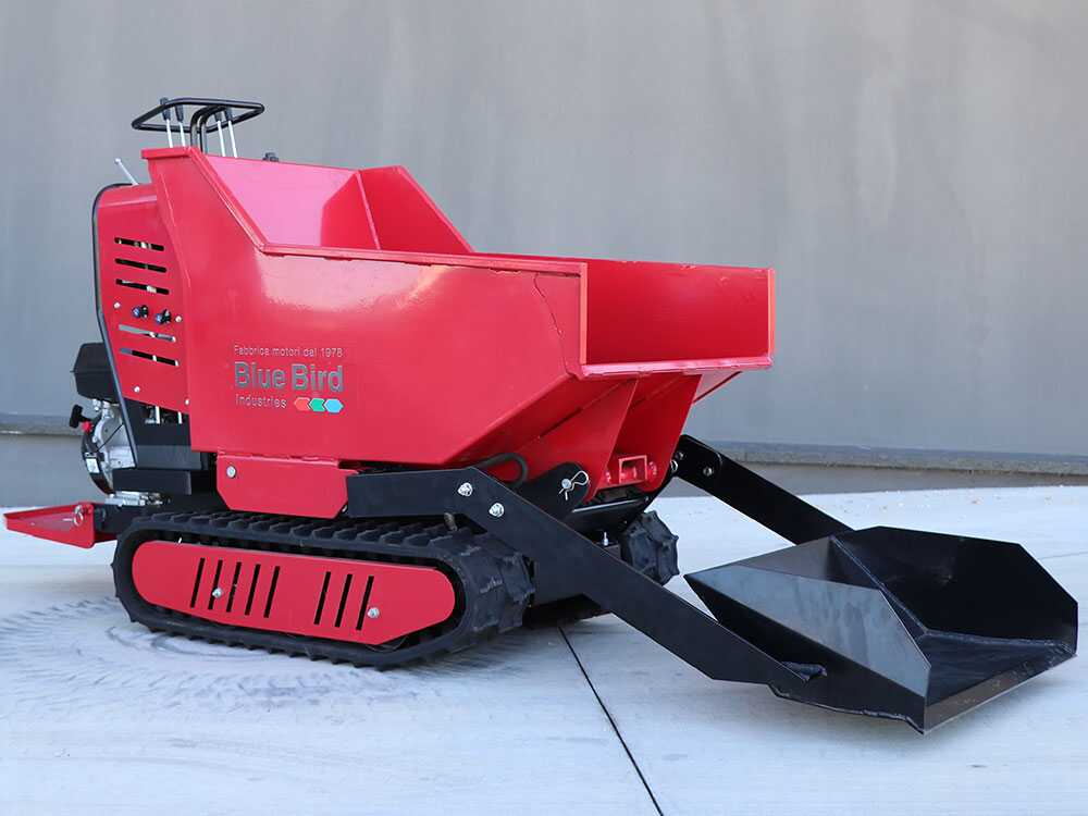 Motorkruiwagen laadvermogen 500 kg Blue Bird Trasporter 500DL Trcked, hydraulisch kiepen, detail 6