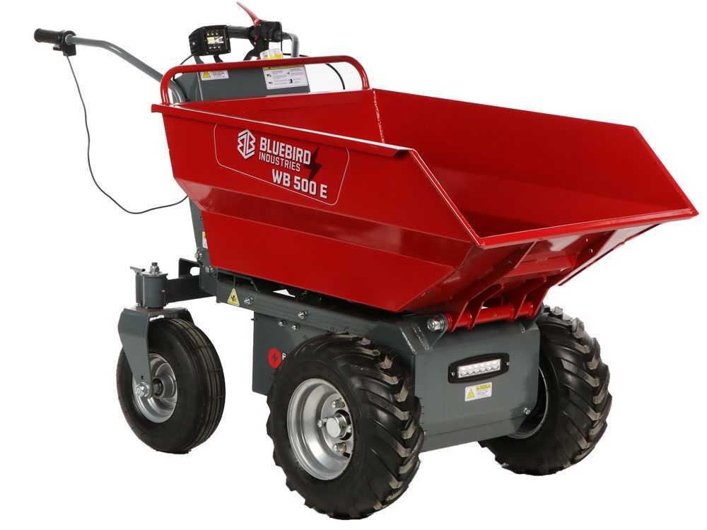 Accu motorkruiwagen laadvermogen 500 kg Blue Bird WB 500E, 48 V 32 Ah, detail 5