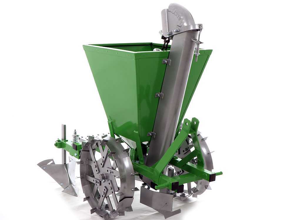 Bomet Gemini 1-rijige aardappelpootmachine, metalen wielen, detail 6