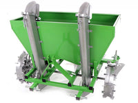 Bomet Gemini 2-rijige aardappelpootmachine, metalen wielen, detail 6