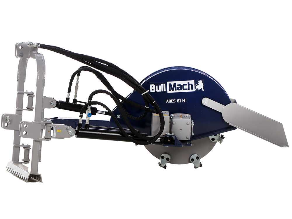 BullMach ARES 61 H stobbenfrees, voor de trekker, detail 6