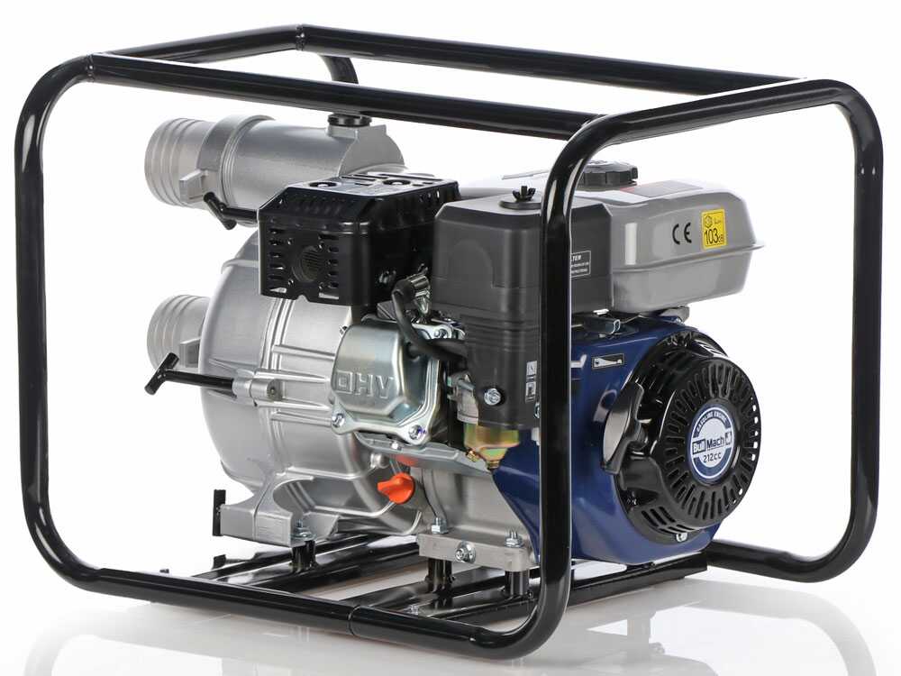 BullMach NERINA 80 benzine motorpomp voor vuil water, aansluiting 80 mm, detail 5