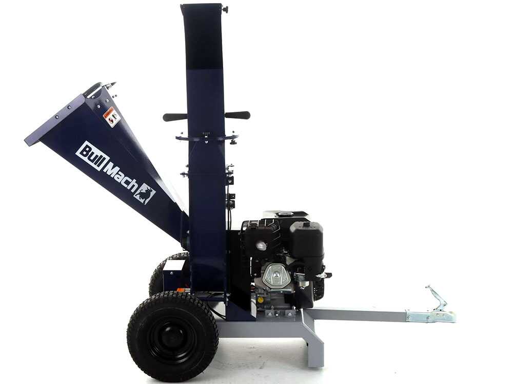 BullMach ZEUS 120 BSE benzine hakselaar, takken tot 80 mm, elektrische start, detail 5